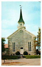 Bernville PA Pennsylvania St. John's UCC Church Street View Chrome Postcard picture