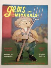 1967 September Gems & Minerals Magazine Gemstone Farmer CA Opal Beetle Pin NV NJ picture