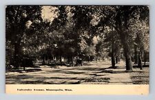 Minneapolis MN-Minnesota, Scenic View Of University Avenue Vintage Postcard picture