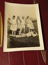 1920s Flappers Holding Guy Down Funny Photo picture
