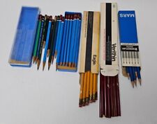 Vintage Lot of Drawing Drafting Pencils Staedtler, Eagle, Verithin, Dietzgen picture