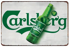 Carlsberg Premium Pilsner Beer Vintage Novelty Metal Sign 12