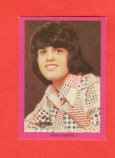 1972  Young Donny Osmond  Gum Top Pop Stickers  Very Rare  Read   picture