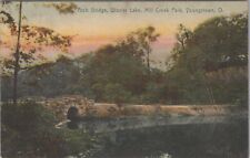 Arch Bridge, Glozier Lake, Mill Creek Park, Youngstown, Ohio 1910 Postcard picture