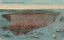 FL, Key West, Florida, City Scene, Aerial View, 1915 PM, Johnson Pub No A-1036 picture
