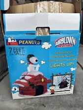 Gemmy Inflatable Snoopy 7 Feet Tall Peanuts Christmas 2004 picture