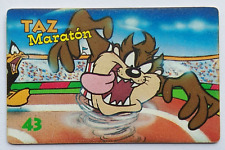 1996 MINI CARD Maxi Jack's Snacks COLOMBIA LOONEY TUNES #043A TAZ-MANIA picture