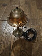 VTG Greist Manufacturing Co Copper Desk Lamp Electric Small Rotating New Haven picture
