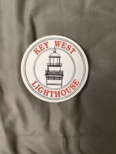 Vintage Key West Lighthouse Bumper Sticker/Circular Decal picture