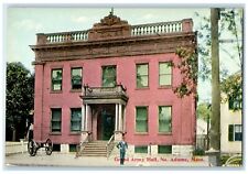 c1910 Grand Army Hall No. Exterior Building Adams Massachusetts Vintage Postcard picture