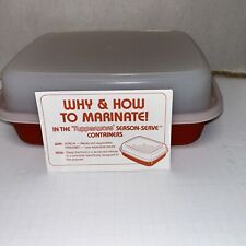 Tupperware Season-Serve Lg Marinade Container-NEW Open Box picture