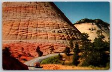 Postcard Checkerboard Mesa, Zion National Park, Utah Unposted picture
