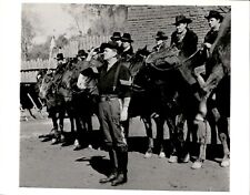 BR34 1965 Original Photo FORREST TUCKER F Troop Western Comedy Men on Horseback picture