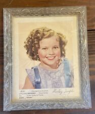 Vintage 8x10 Shirley Temple Picture And Still In Its Vintage Frame￼ picture