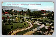 South Pasadena CA-California Allerton's Garden Towards Raymond, Vintage Postcard picture