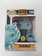 Funko Pop Star Wars Rebels Holographic AHSOKA #130 Glows Comickaze W/soft Prtcr picture