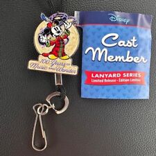 Disney Parks Cast Member Exclusive Mickey 100 Years of Music & Wonder Lanyard picture