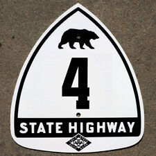 California CSAA bear route 4 highway road sign auto club AAA Ebbetts Pass Sierra picture