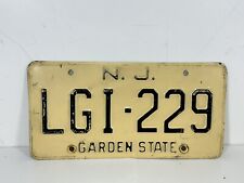 Vintage 1970's New Jersey NJ License Plate ~ 