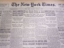 1935 MARCH 9 NEW YORK TIMES - SENATE REJECTS LONG'S PLEA FOR FARLEY - NT 4894 picture