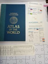 National Geographic Atlas of the World by Nat. Geographic Magazine 1981 Huge picture
