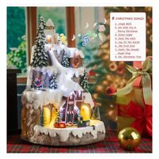 Christmas Village Buildings Decoration, Christmas Collectible Buildings Musical picture