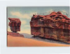 Postcard Balanced and Steamboat Rocks Garden of the Gods Pikes Peak Region CO picture