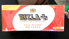 Vtg NOS Discontinued RIZLA+ Cigarette Full Flavor 100s Tubes- 10 boxes picture