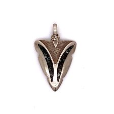 Vintage Navajo Sterling Silver & Inlaid Stone Arrowhead Pendant 85 picture