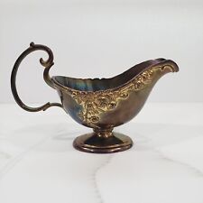 RARE Vintage Royal Doulton Old Country Roses Gold Plated Gravy Boat Farmhouse picture