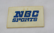 1980's NBC News NBC Sports  Plastic Press Pass picture