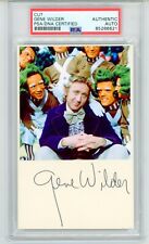 Gene Wilder ~ Signed Autographed Willy Wonka Chocolate Factory ~ PSA DNA Encased picture