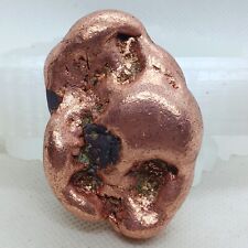 Raw Native Copper Specimen With Chrysocolla Small Natural Healing Copper Nugget  picture