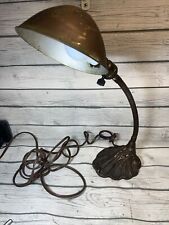 Vintage Metal Table Lamp Industrial Desk Gooseneck picture