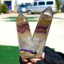 249G Natural colour Fluorite Crystal obelisk crystal wand healing picture