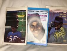 Personality Comics Presents Lot Lawrence Taylor - Frank Thomas Lot Of 3 picture