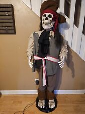 Gemmy Animated Pirate Skeleton Life Size 5ft picture