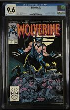WOLVERINE #1 1988 CGC 9.6 NM+ 1st Wolverine as Patch Marvel ❄️ White Pages picture