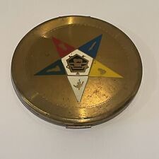 VINTAGE LIN BREN FIFTH AVE EASTERN STAR EMBLEM COMPACT MAKE-UP picture