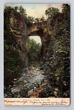 Natural Bridge VA-Virginia, Natural Bridge Glen, Antique Vintage c1908 Postcard picture