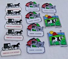 12 Amish Country Pennsylvania Dutch Country Refrigerator Magnets 1990/s  LOT #9  picture