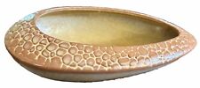 Vtg. 60’s Frankoma 231A Desert Gold Teardrop Textured Ceramic Bowl Tureen (Gh) picture
