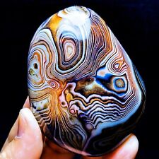 TOP 249G Natural Polished Silk Banded Agate Lace Agate Crystal Madagascar  L1490 picture