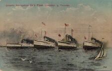 Postcard Ontario Navigation Co Fleet Lewiston & Toronto  picture