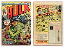 Incredible Hulk #180 (FR/GD 1.5) 1st app WOLVERINE Wendigo *NO MVS* 1974 Marvel picture
