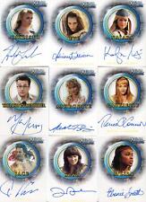 Xena Season Six Autograph Card Set 15 Cards A7 thru A21 picture