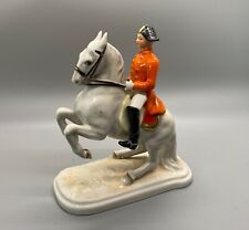 Vintage Goebel Lipizzan Dressage Horse Stallion Rider Porcelain Figurine GF 138 picture