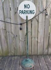 Authentic Antique 1920s No Parking Sign ~ Pottsville Foundry and Stove Company picture