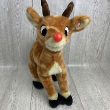 Vintage Gemmy Animated Rudolph The Red Nose Reindeer Talks And Nose Lights Up picture