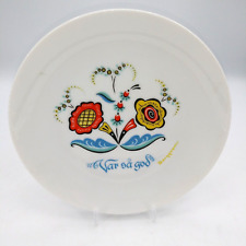 Vintage 1965 HELP YOURSELF #178 Ceramic Flowers Berggren Originals Plate picture